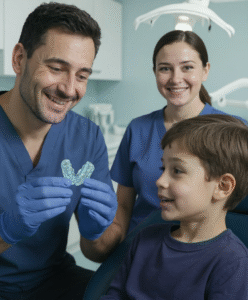 Pose de gouttière Educateur fonctionnel sur mesure